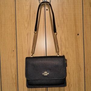 Coach Klare Crossbody in Black Crossgrain Leather